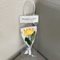 thumbnail image 2 of Single Rose Bouquet Packaging Bags, Transparent Handheld Floral Wrap, DIY Gift Packaging Material for Anniversaries, Weddings, Flower Shop Supplies, 2 of 3