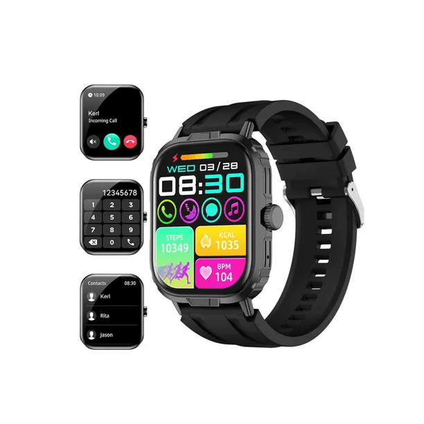 Smartwatch Hombre Reloj Inteligente Llamada Bluetooth Smart Watch Notificación De Mensajes Xtellar negro