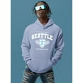 thumbnail image 2 of Seattle 88 Tennis Hoodie Men -Image by Shutterstock, Male x-Large, 2 of 4