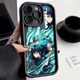 thumbnail image 3 of Funda de teléfono de Anime japonés Demon Slayer, carcasa trasera de TPU suave para IPhone 16, 15, 14, 13, 12, 11 Pro Max, Mini, XR, XS, X, 7, 8 Plus, 3 of 5