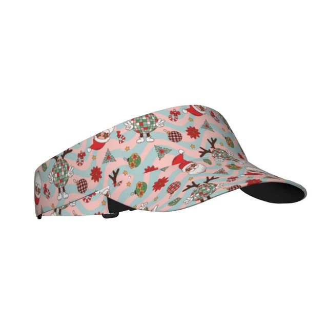 Balery Groovy Retro Santa Gorra deportiva con visera ajustable para mujer y hombre (talla única)