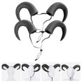 thumbnail image 2 of 2pcs Buey Horn Dadands Party Bandas decorativas para el cabello Diadema de festival ajustable para adultos, 2 of 8
