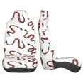 thumbnail image 5 of Haiem Red Snake Printed Car Seat Covers Set of 2, Universal Fit Car Seat Covers,Protective Seat Covers,Comfortable Car Seat Covers, Easy Installation Seat Covers, 5 of 9