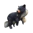thumbnail image 4 of Cachorro de oso, estatua abrazando un árbol, oso negro en un árbol, estatua de arte de resina creativa para montaje en pared al aire libre, mirador de, 4 of 9