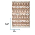 thumbnail image 2 of Livabliss Outdoor Rugs, 2x3 Lakeside Coastal Rust Area Rug for Patio, Porch, Deck, Backyard, Waterproof Indoor Outdoor Carpet (2' x 2'11"), 2 of 7