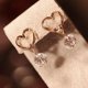 thumbnail image 1 of WILLBEST Aretes Mujer Oro Pendientes Corazón Claro Mujer, 1 of 5