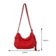 thumbnail image 3 of Bolso bandolera de lona para mujer Bolso de hombro de gran capacidad Simple para el trabajo (Rojo), 3 of 5