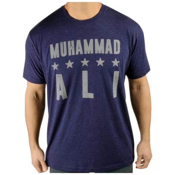 Title Boxing Ali Three Time Heavy Weight Champ T-Shirt - 3XL - Royal Navy