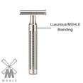 thumbnail image 3 of MÜHLE ROCCA Safety Razor, Stainless Steel, 3 of 4