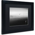 thumbnail image 2 of Trademark Fine Art "11 Herons" Canvas Art by Moises Levy Black Matte, Black Frame, 2 of 2