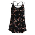 thumbnail image 5 of Cagogo Women's Spaghetti Strap Sleeveless Pleated Tank Tops Under $10 Trendy Basic Floral Printed Scoop Neck Flowy Cami Tshirt Dressy Casual Summer Tanks Clothes, 5 of 6