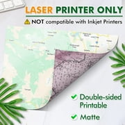 Koala Waterproof Paper for Laser Printer, Tearproof Synthetic Multipurpose Paper, 8.5x11 in, Double-sided Printable Matte Bright White, 25 Sheets