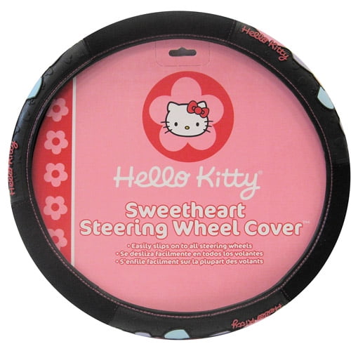 hello kitty steering wheel plush