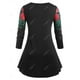 thumbnail image 2 of Camiseta Diseño Impreso Hoja Tamaño Grande Rosegal Mangas largas de talla grande, 2 of 5