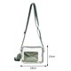 thumbnail image 2 of Bolsos Cruzados Bolsa bandolera de verano Bolsa de hombro transparente de PVC con billetera pequeña (verde) Tmvgtek Para Estrenar, 2 of 8