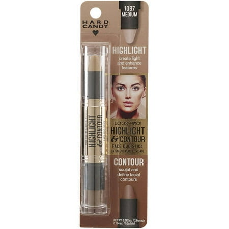 Hard Candy Look Pro! Highlight & Contour 1097 Medium, 0.184 (Best Drugstore Highlight And Contour)