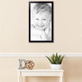 thumbnail image 3 of ArtToFrames 16" x 28" Satin Black Bull Nose Picture Frame, 16x28 inch Black Wood Poster Frame (WOM-1417), 3 of 7