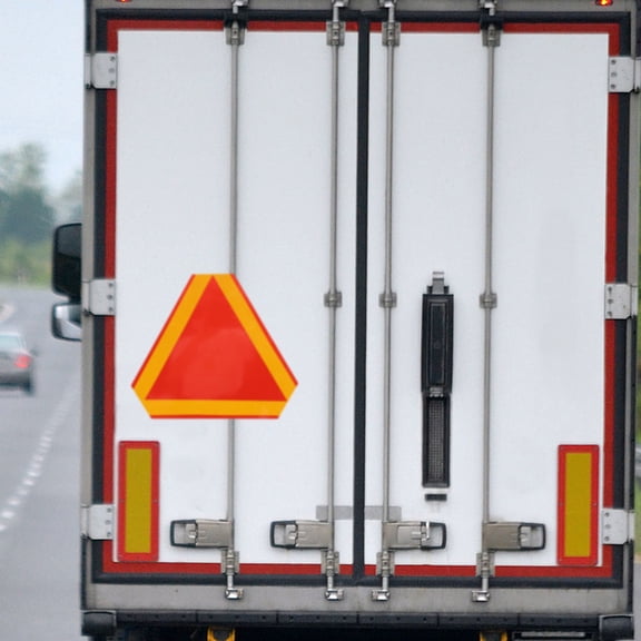 NIAIZEK Reflective Safety Triangle for Cars, Orange Warning Sign, Easy Installation, Emergency Roadside Safety for Vehicles