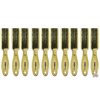 Pack of 10 Babyliss Pro Barberology Fade & Blade Cleaning Brush - Gold