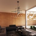 thumbnail image 7 of Sonneman S1D48K-JC06XX18-LL01 Suspenders Led 4-Tier Tri-Bar Multi Light Pendant - Black, 7 of 7