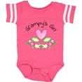 thumbnail image 3 of Inktastic Grampy's Girl Heart Flowers Girls Baby Bodysuit, 3 of 5