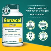 Genacol Plus – Glucosamine & Ultra-Hydrolyzed Collagen for Joint Mobility, 180 Capsules (60-Day Supply)