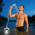 thumbnail image 4 of erfcxs Portable USB Rechargeable Outdoor Shower Head Sprayer for Camping Hiking Travel Car Washing and Pet Cleaning with Anywhere Refreshment Experience, 4 of 9
