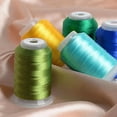 thumbnail image 4 of BUYISI 350 Meters/Roll Embroidery Sewing Thread Diy Handmade Cross Stitch Sewing Tool For Weaving Bracelets Bead Chains Tower Line Beige 21, 4 of 5