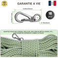 thumbnail image 2 of Mosquetón Mini-Pack de 10Garantía de por Vida-Mosquetón Pequeño-Peso Máximo 15 KG 24mm TUNC Sencillez, 2 of 4