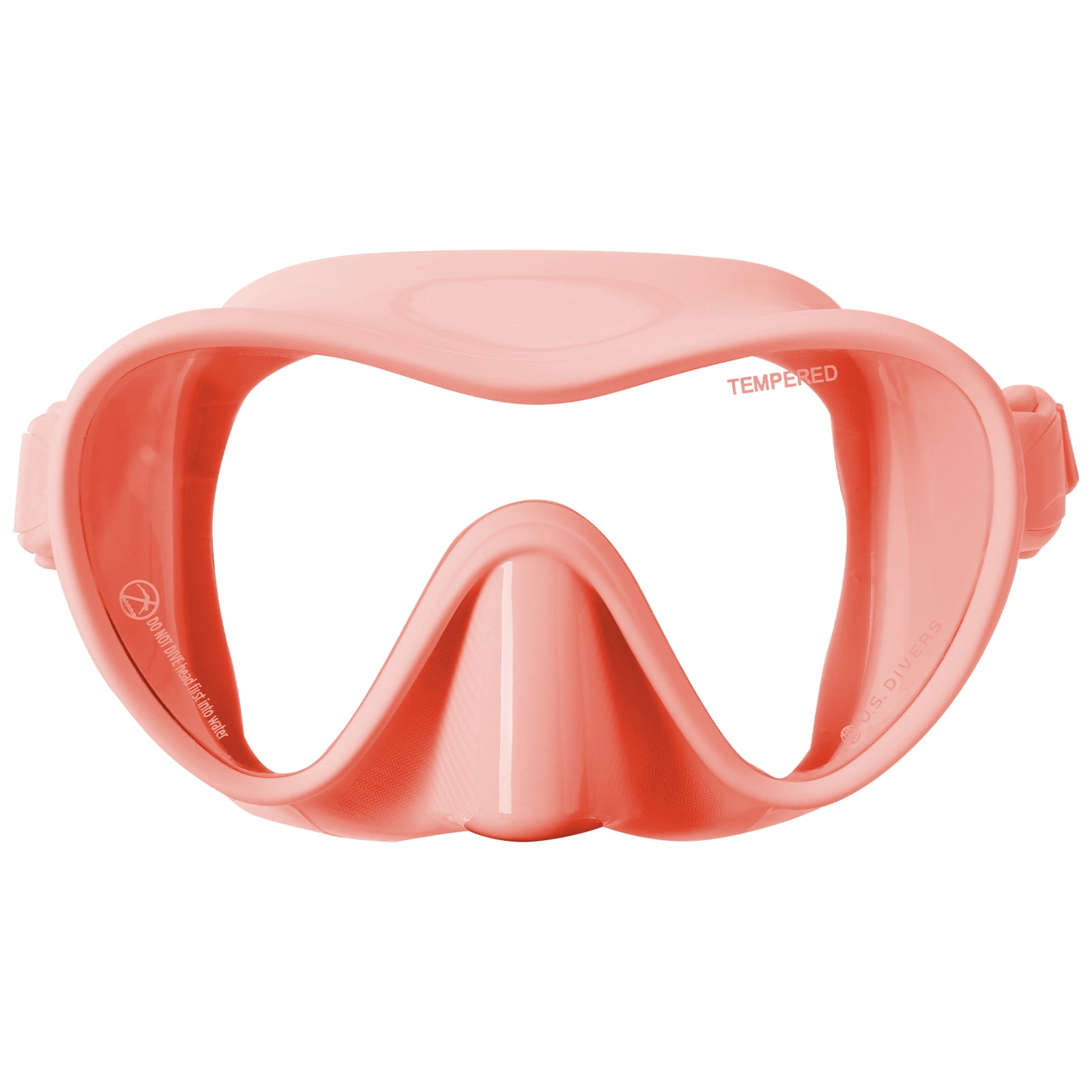 U.S. Divers Adult Tropic Snorkel Mask (Coral)