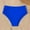 Blue, variant on Oplxuo Women's High Waisted Bikini Bottoms Tummy Control Ruched Bathing Suit Full Coverage Tankini Swim Briefs