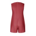 thumbnail image 7 of ZyeKqe Summer Rompers for Women Sleeveless Tank Top Jumpsuits Wide Leg Shorts Overalls with Pockets, 7 of 7