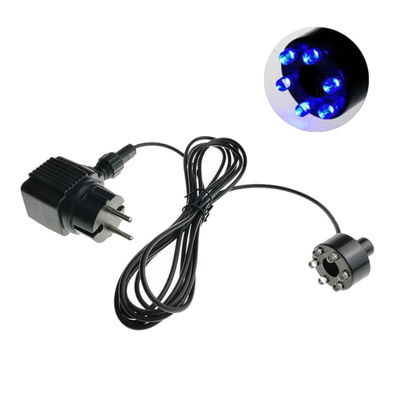 ZZHZGZ Canada Sale 6 Led Ac12V Water Light With 2Pin Connection Underwater Pond Lights Water Feature Lights for Pool