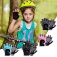 thumbnail image 2 of LRen Kids Fingerless Sport Cycling Glove, Non- Toddler Half Finger Fishing Gloves for Child Climbing Riding Biking Outdoor Sports, 2 of 5