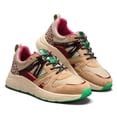 thumbnail image 5 of LUCKY STEP Chunky Colorful Sneakers Fashion Walking Tennis Travel Shoes,Camel/Beige,Womens, 5 of 6