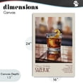 thumbnail image 4 of Stupell Industries Glam Sazerac on Reflective Surface Canvas Art, 16 x 24, by Andreas Magnusson, 4 of 8