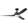 thumbnail image 1 of Honeywell Lynton 52" Ceiling Fan w/ Remote, & Reversible Blades, Matte Black, 1 of 12