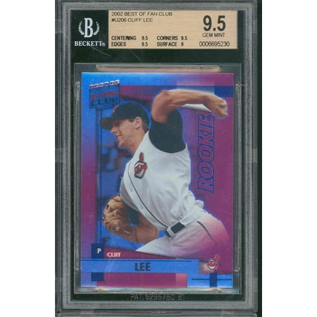 2002 best of fan club #206 CLIFF LEE rookie BGS (Best Game Improvement Clubs)