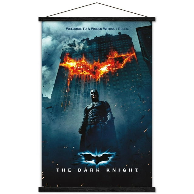 Film DC Comics - The Dark Knight - Batman Logo sur Fire One Sheet