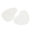 1 Pair Transparent Silicone Flower Pattern Anti-skid Forefoot Pad Cushion Insole