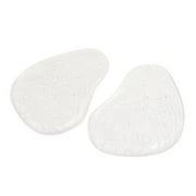 1 Pair Transparent Silicone Flower Pattern Anti-skid Forefoot Pad Cushion Insole
