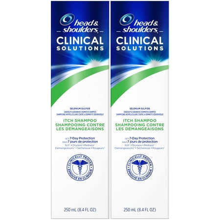 Head and Shoulders Clinical Solutions Itch Relief Dandruff Shampoo, 8.4 fl oz (Pack of (Best Over The Counter Dandruff Shampoo)