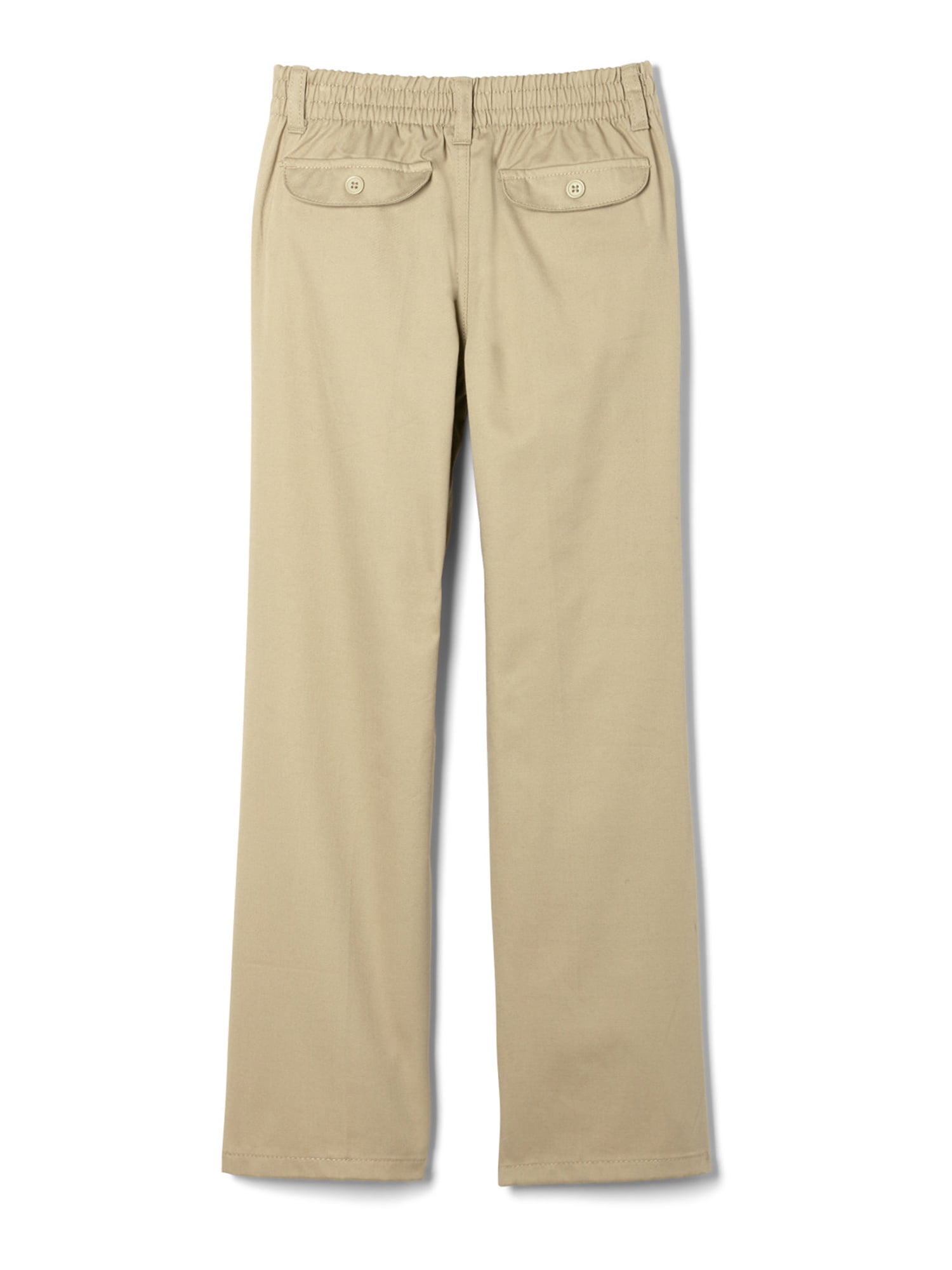 French Toast Girls School Uniform Pull-On Twill Bootcut Pants, Sizes 4-20 & Plus