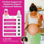 Pink Stork Premium Prenatal Multivitamin Supplements with Folate, Probiotics, Biotin - 60 Capsules