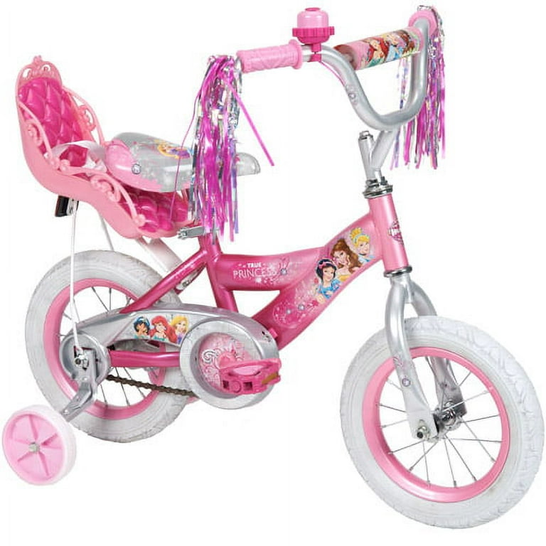 Carrier, by with Huffy Bike Disney Pink Princess Doll Girls\' 12\
