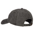 thumbnail image 3 of Canada Flag Map Embroidered Washed Cotton Twill Cap - Black OSFM, 3 of 5