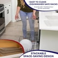 thumbnail image 3 of Premium Toaster Oven Pan Nonstick Set of / Sheet Pan for Baking Small Cookie Sheet Tray Durable Small Baking Trays for Oven Aluminum Baking Sheet Toaster Oven Tray x in, 3 of 5