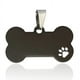 thumbnail image 4 of Etiqueta de identificación de mascota personalizada Sincero colgante forma de pata hueca y hueso plateado y dorado nombre de perro grabado, 4 of 5