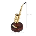 thumbnail image 2 of REOFLYUP Box With Music Plastic Saxophone Music Playing Desktop Ornament 1Pack, 2 of 6