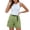 Blackish Green, variant on Women's Lightweight Hiking Cargo Shorts Quick Dry Summer Athletic Shorts Camping Travel Golf Pockets by Yigetop Blackish Green L